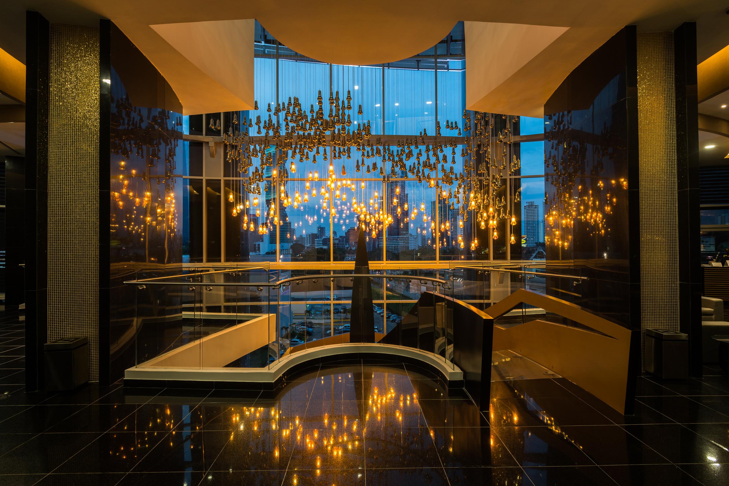 Hotel Las Americas Golden Tower Panama ภายนอก รูปภาพ The interior of the hotel