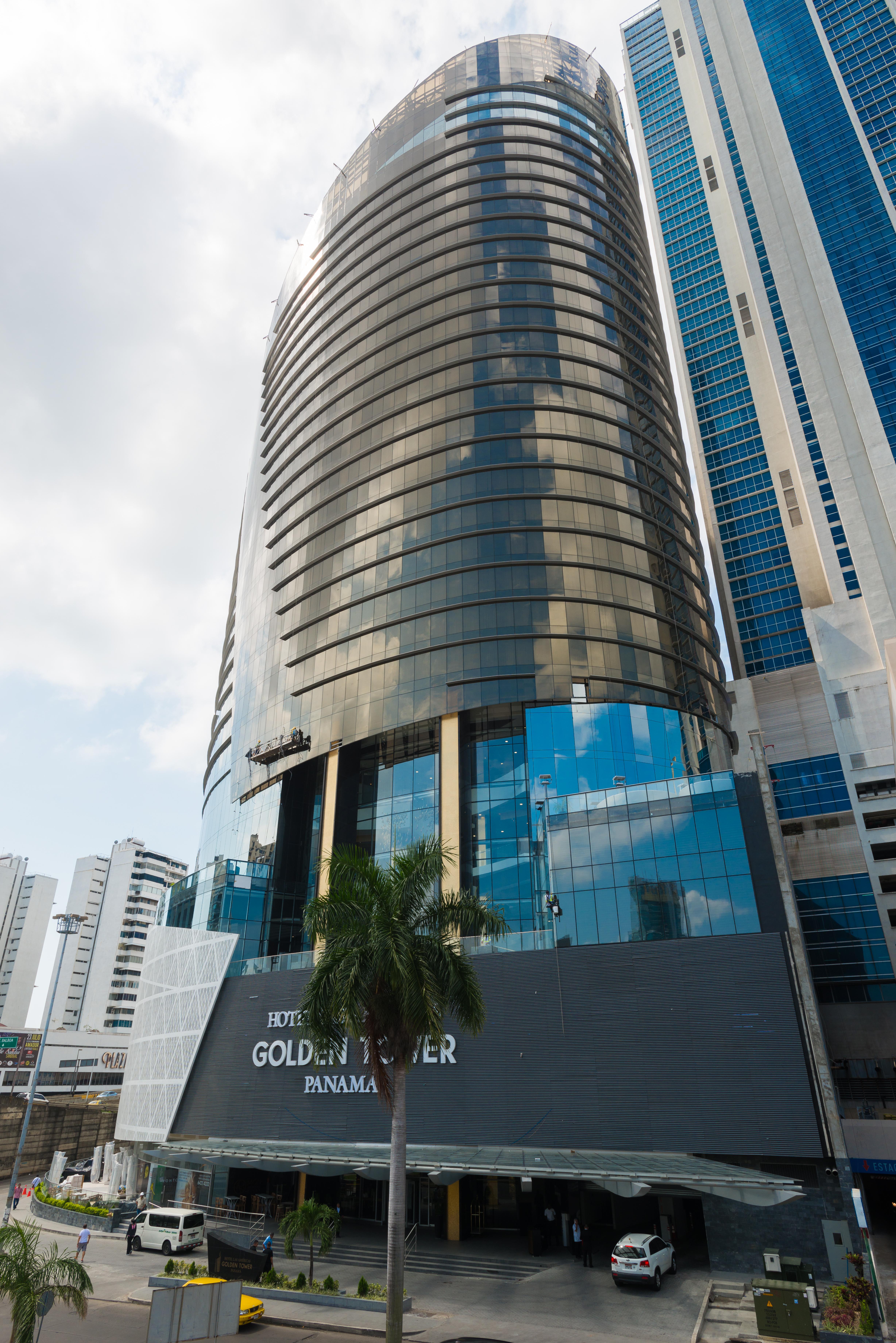 Hotel Las Americas Golden Tower Panama ภายนอก รูปภาพ The building's facade