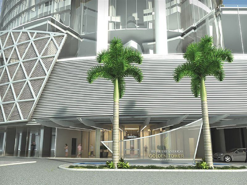Hotel Las Americas Golden Tower Panama ภายนอก รูปภาพ The main entrance of the hotel