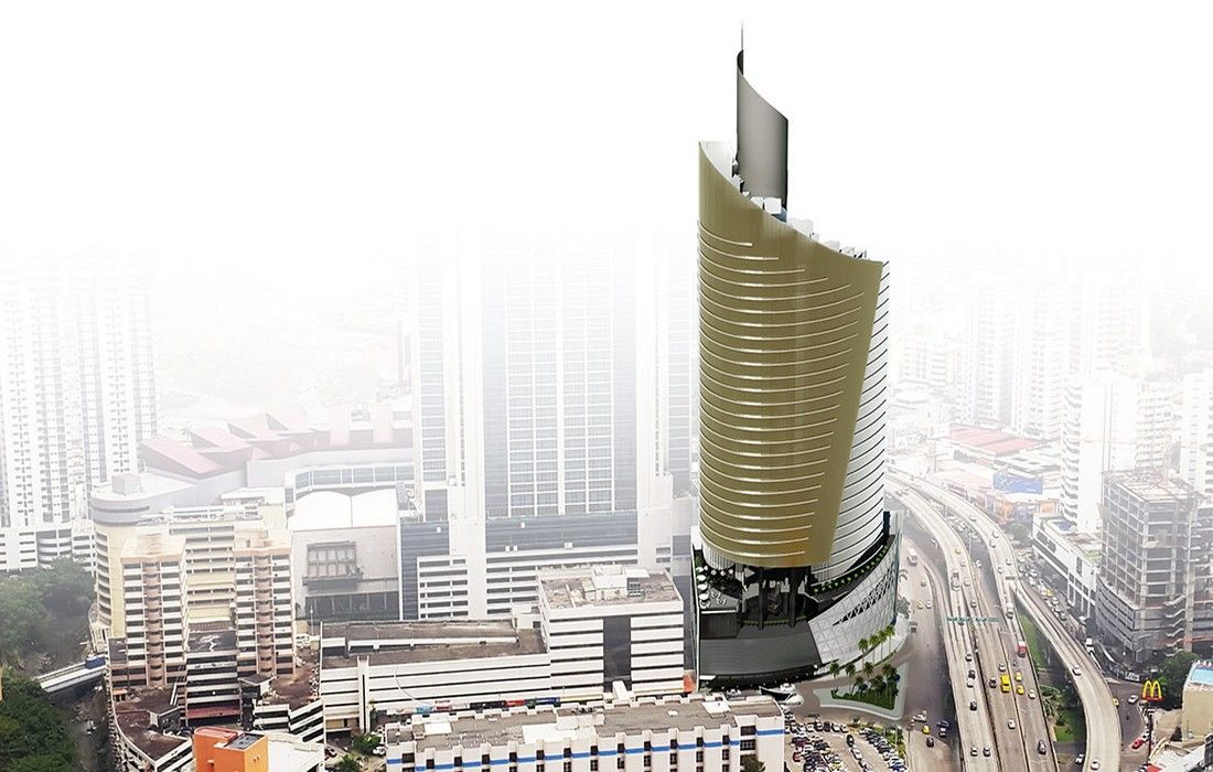 Hotel Las Americas Golden Tower Panama ภายนอก รูปภาพ The proposed tower