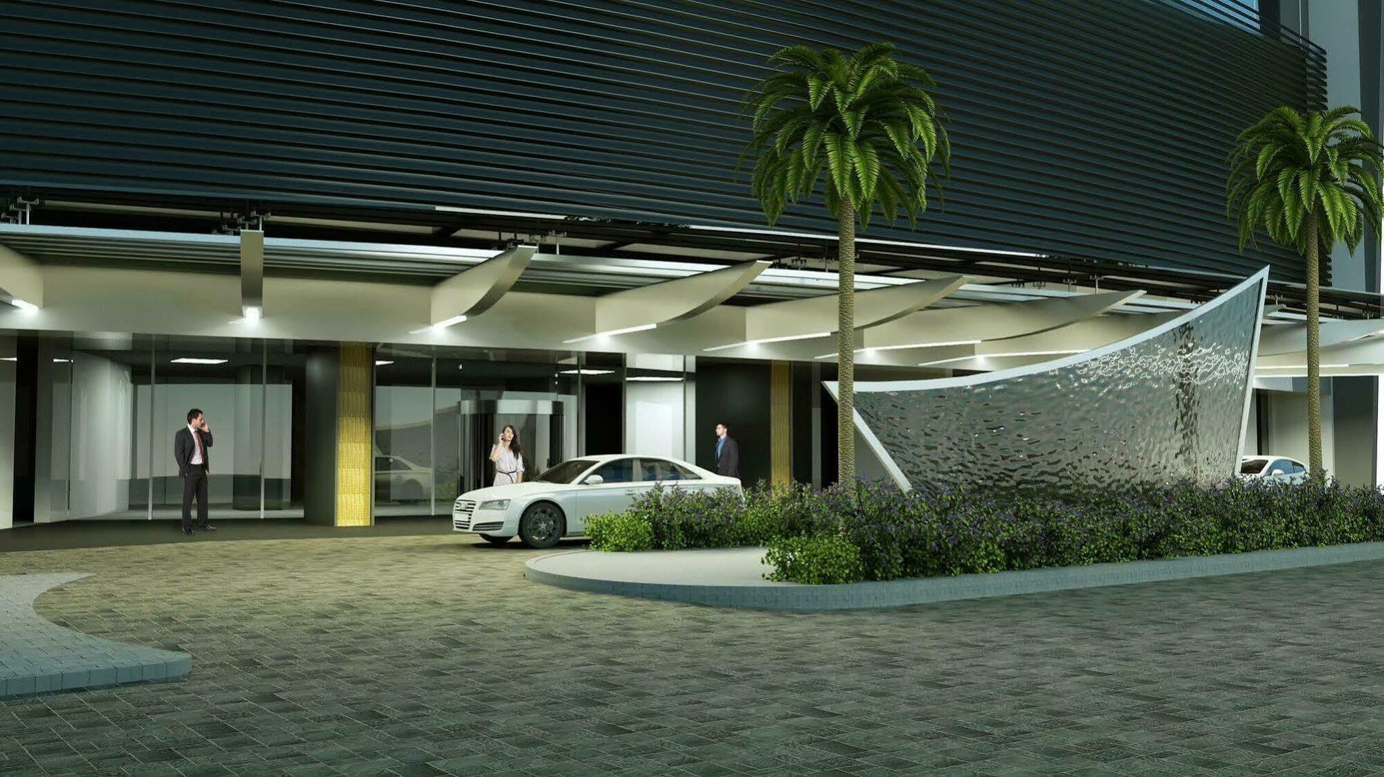 Hotel Las Americas Golden Tower Panama ภายนอก รูปภาพ The entrance of the hotel